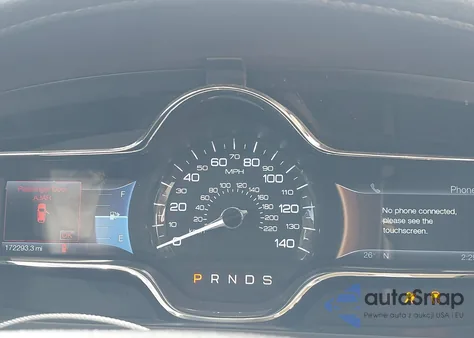 2013 Lincoln Mks z USA, uszkodzony, nr VIN 1LNHL9EK2DG604814